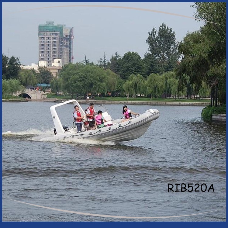 RIB520A AT SEA