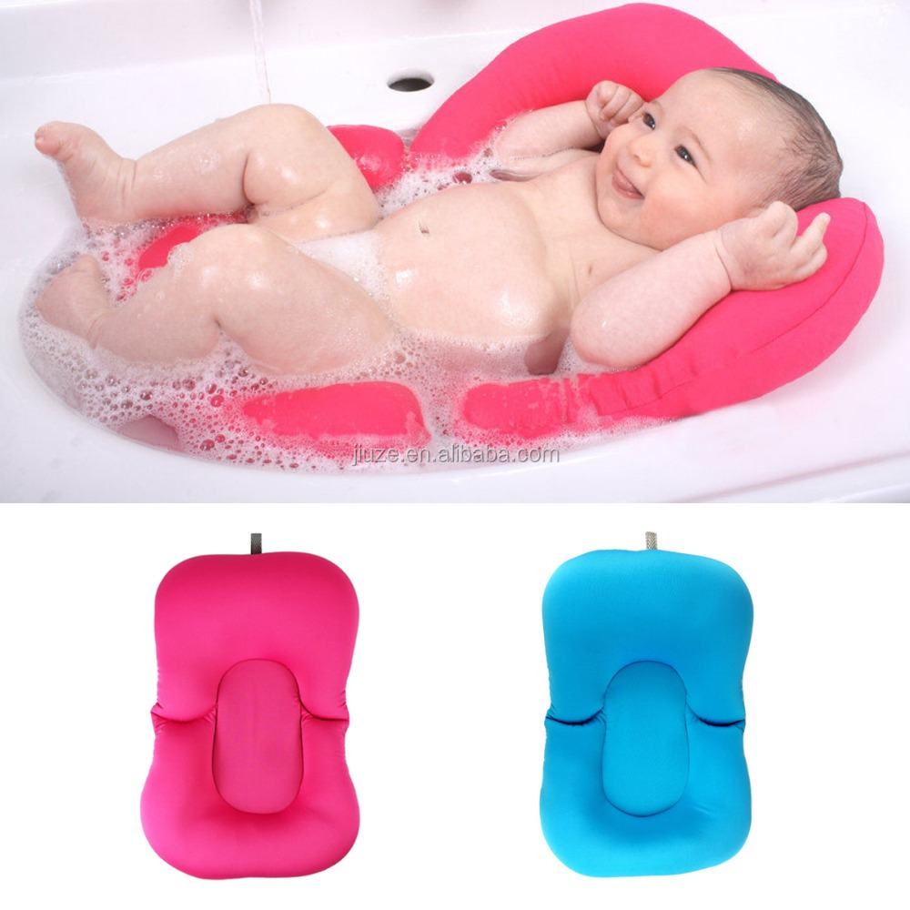 Infant Newborn Bath Tub Pillow Pad Lounger Air Cushion Floating