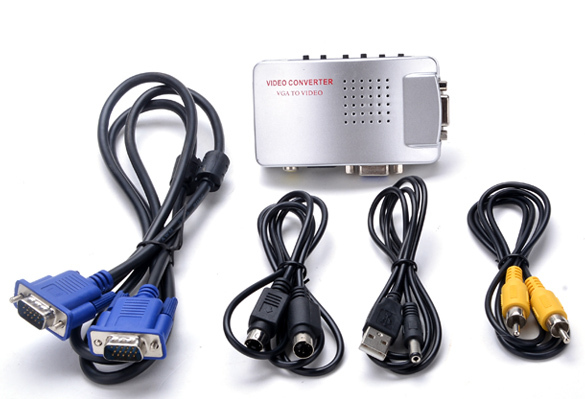 Avにvgaのpcにテレビコンバータとrcas- ビデオ信号アダプターsv007389スイッチボックス仕入れ・メーカー・工場