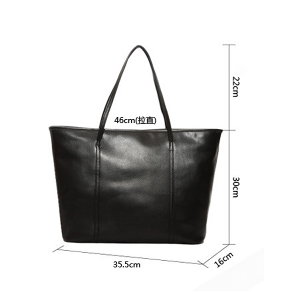 China Supplier Western Style Genuine Leather Shoulder Bag Women Tote Hand Bag Designer Handbag Ladies 2016