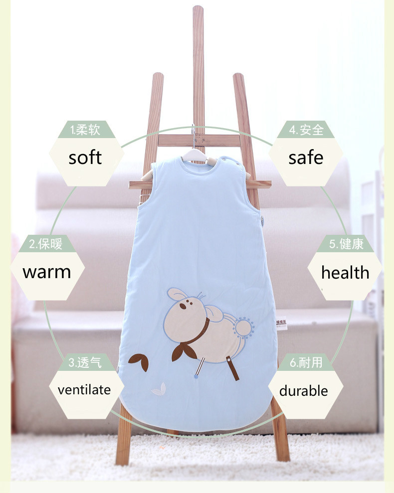 カラフルな夏のファッション環境印刷された赤ん坊は寝袋のニット仕入れ・メーカー・工場