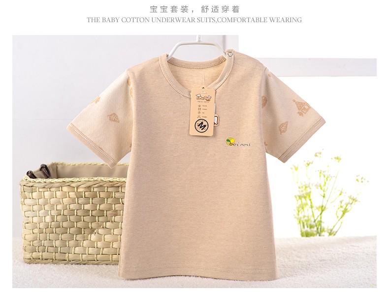 ユニセックス赤ちゃん夏tシャツ薄い綿半袖仕入れ・メーカー・工場