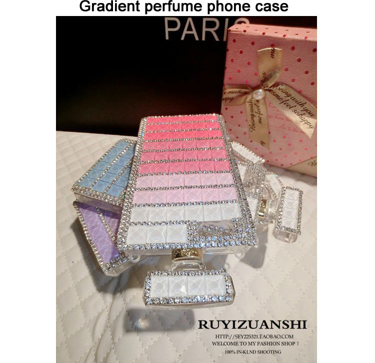 新しいデザインのダイヤモンド2014年高級香水瓶の電話ケースiphone44s55s問屋・仕入れ・卸・卸売り