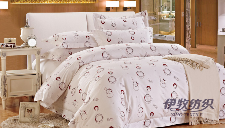 100％cambedツイルプリントスタイルの綿の40sブドワール枕卸売価格問屋・仕入れ・卸・卸売り
