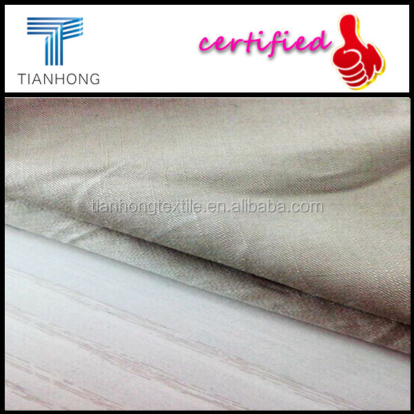 super quality linen cotton blened slub twill pants fabric/heavy