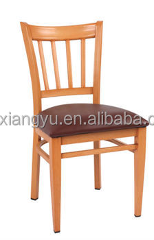 木仕上げ安い使用されるレストランのための金属製の椅子の販売使用される問屋・仕入れ・卸・卸売り
