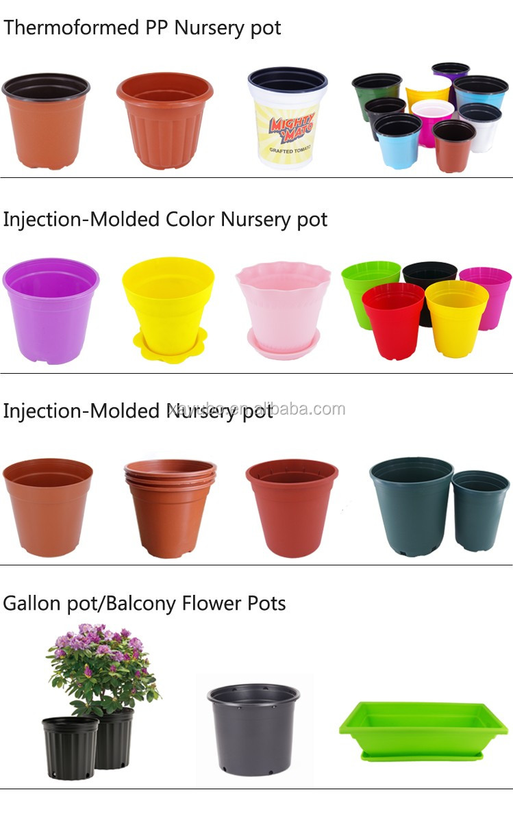 plastic flower pots (2)