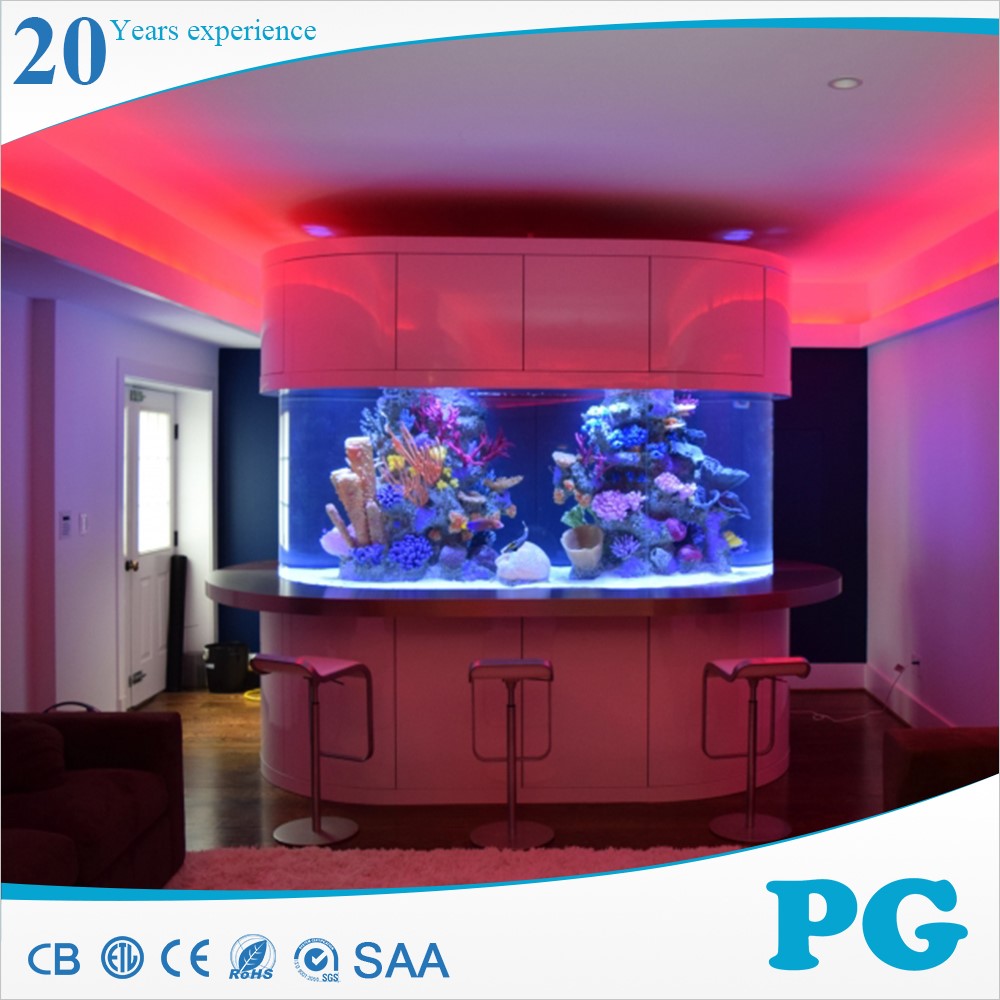Pg Large Custom Oval Double Bullnose Acrylic Fish Tank Aquarium Buy