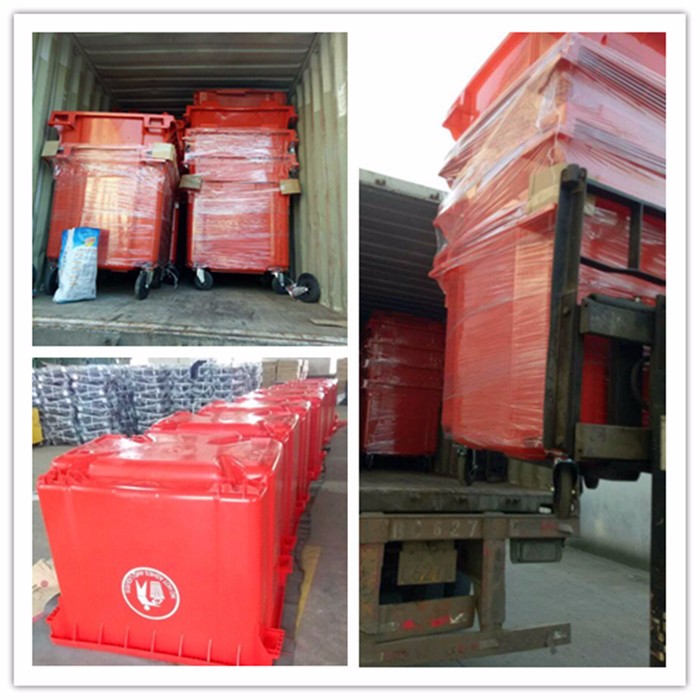 1100 liter Plastic Recycle Outdoor Waste Bin large garbage bins