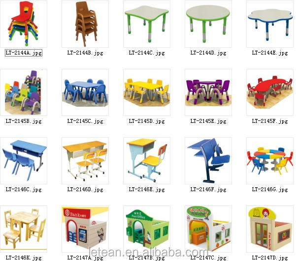 安い古典的なデザインの家具、 子供の学校の机と椅子を書くコンボ機器( lt- 2146b)仕入れ・メーカー・工場