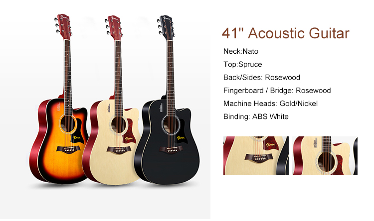 を最も安い価格パーフェクトピンク品質アコースティックギター仕入れ・メーカー・工場