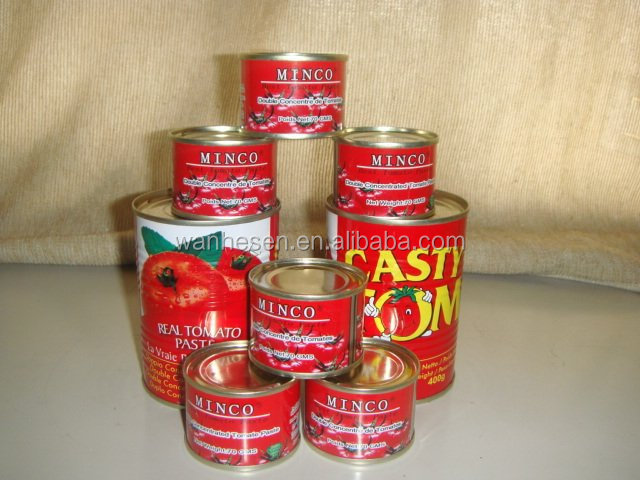 70g tin tomato puree of brix 28-30%