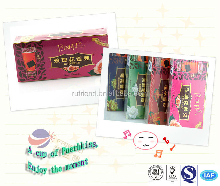 Cool and refreshing healthy compressed rose tea