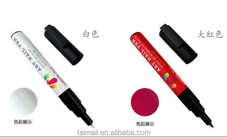 Diyネイルアートペン片側/描画とペイントネイルペン問屋・仕入れ・卸・卸売り