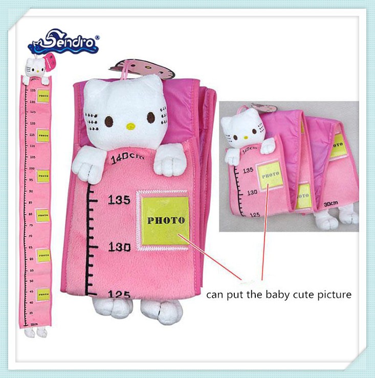 Animal Design Baby Plush Height Measure Toy Children Growth Chart Plush