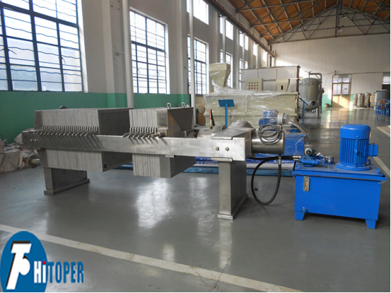 manufacturers of food processing equipment stainless steel filter press for solid-liquid separation in food plant