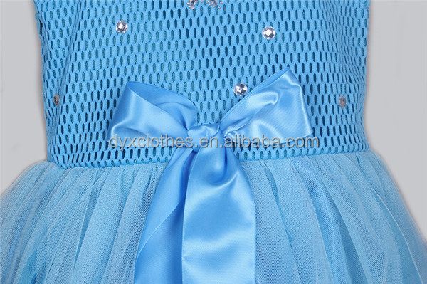 卸売冷凍エルザドレス子供ファンシードレスの女の子のための古い10年、 冷凍仕入れ・メーカー・工場