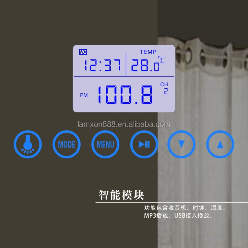 スマートmp3ledライト付きのバスルームの鏡とブルートゥース仕入れ・メーカー・工場