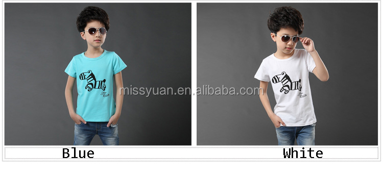 alibabaの熱い販売トップ品質2015半袖の男の子の服仕入れ・メーカー・工場