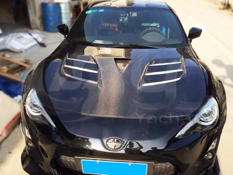 GT86 FT86 ZN6 FRS BRZ ZC6 Varis Arising II Style Hood Bonnet FRP (9).JPG