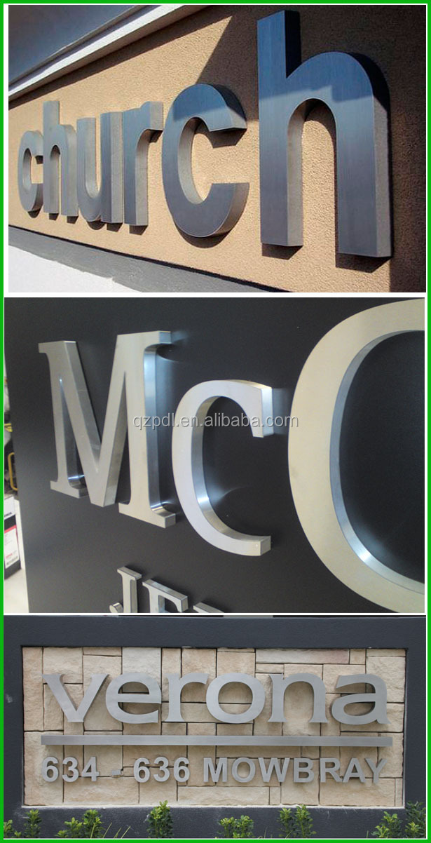 防水抗- 錆3d金属のレーザーカットステンレス鋼の手紙壁仕入れ・メーカー・工場