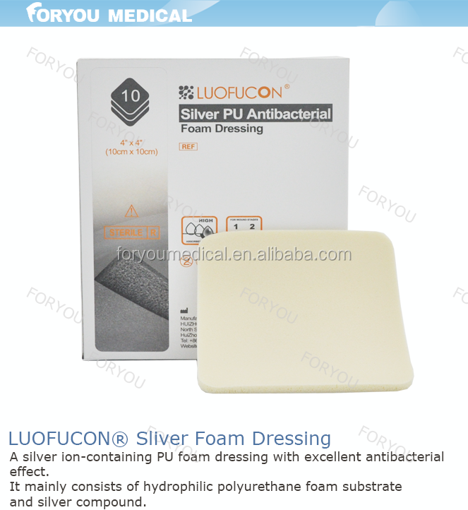Foryou Medical Necrotic Wound Dressing Diabetic Foot Ulcers Hydrophilic