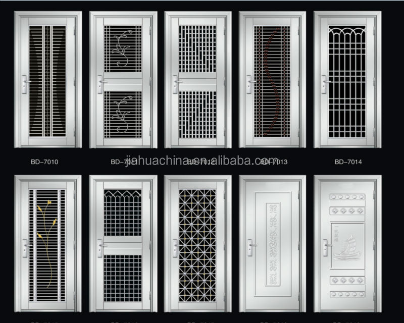 2014 New Design Single Leaf Steel Security Door China Ce Approved Front