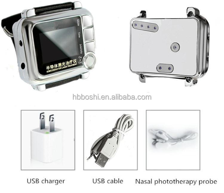 Medical Devices Home Use 650nm Lllt Physical Semiconductor Wrist Watch