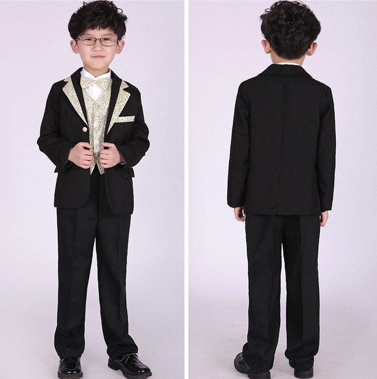 男の子学童スーツの卸売熱い販売パーティー花男の子スーツ仕入れ・メーカー・工場