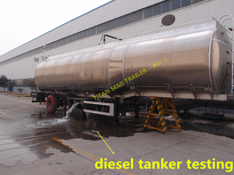 Certification ADR and Semi-Trailer Type 3 axles fuel tank