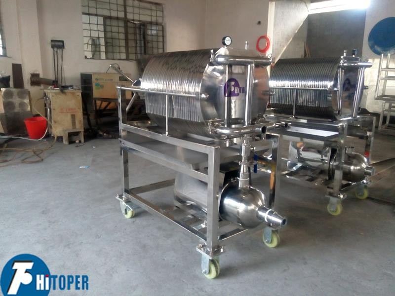 sunflower oil filter equipment multi-layer stainless steel frame filter used in food industry