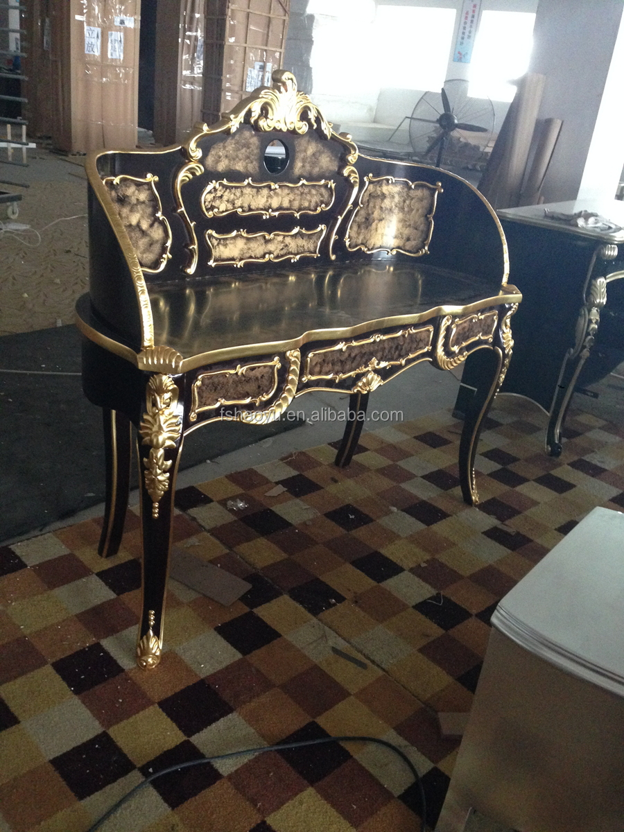 Luxe zwart en goud dressoir, arabische antieke kaptafel dressoirs ...