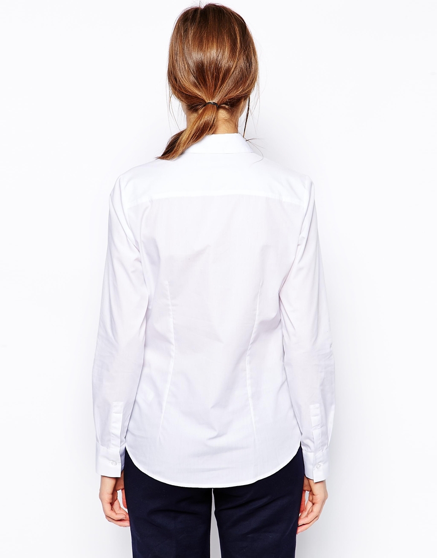 2016 New Arrival Women Classic White Shirt Ladies Office Wear Shirt ...
