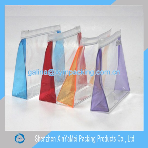 printed plastic cosmetic bag