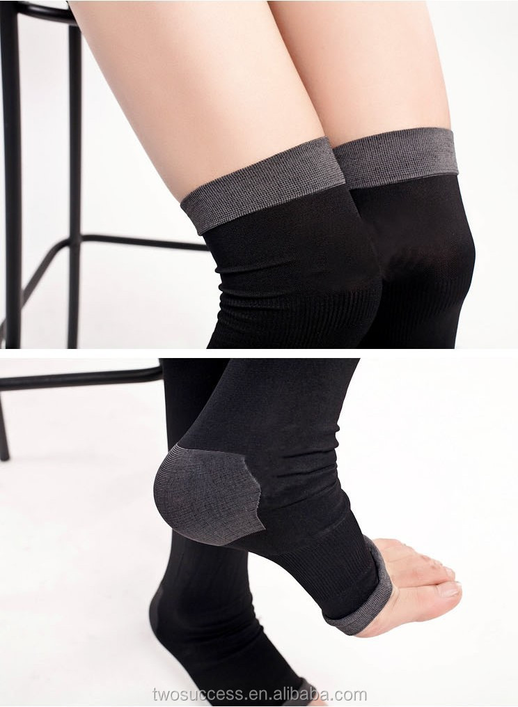 colorful magic Fat burning stockings stovepipe pressure slim leg sleep compression socks.jpg