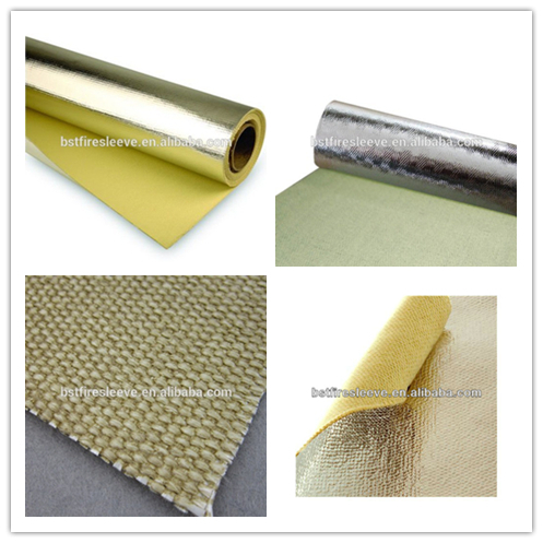 Customized Aluminum Kevlar Fire proof Fabric