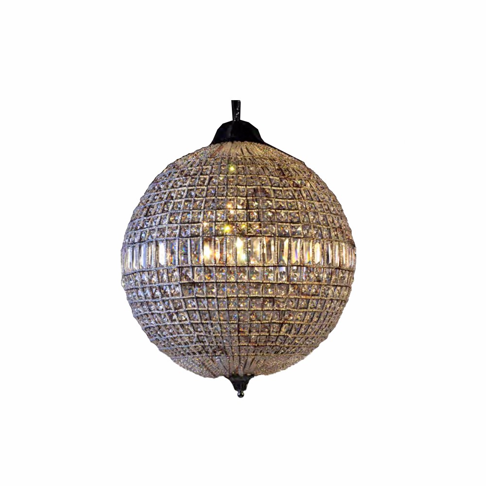 Italiaanse hanger lampen victoriaanse hotel bruiloft decoratie moderne crystal ball hanglamp oz al589