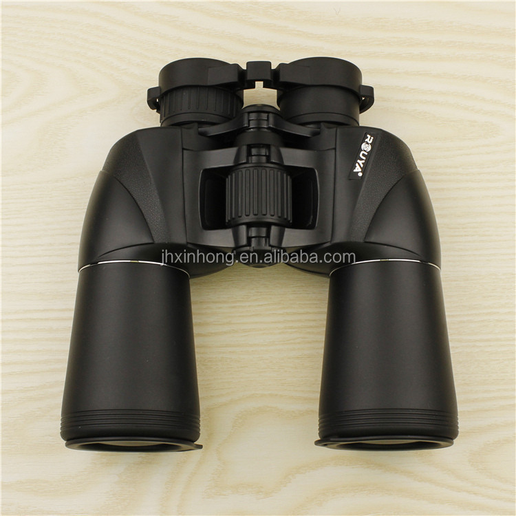 10x50 All-optical Long Distance Waterproof Floating Black Binocular Telescope With BAK4 Porro Prism For Outdoor Sport Hunting