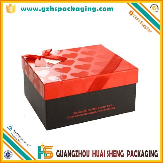 unique design packaging gift paper boxes for clothes /shoes
