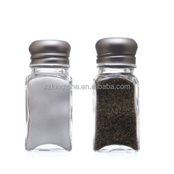 2014 hot sale black pepper/salt/aginomoto glass bottle