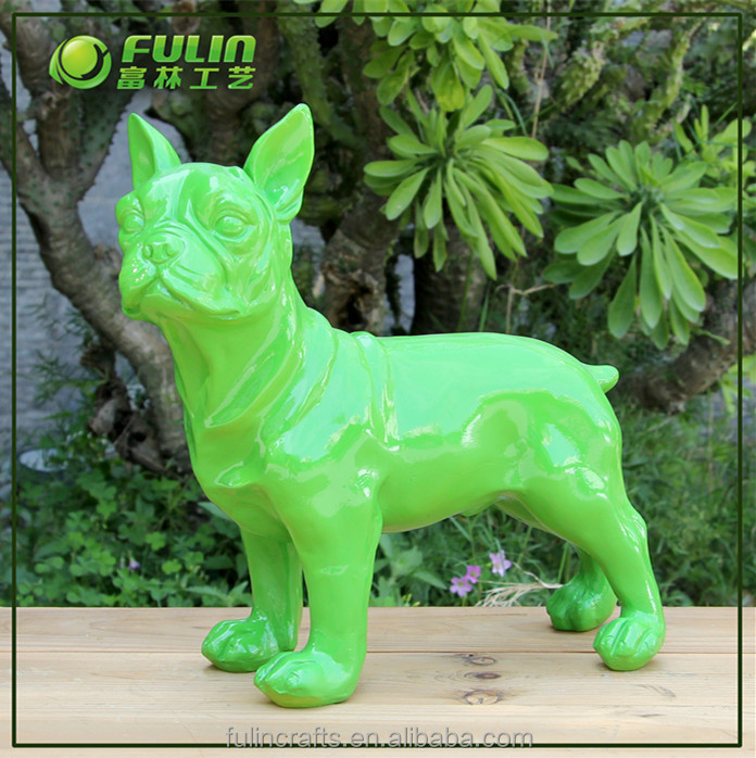 resin dog garden ornaments