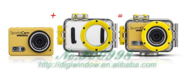 new防水カメラ2014年フルhd1080pf39を持つデジタルビデオカメラスポーツミニカメラwifi問屋・仕入れ・卸・卸売り