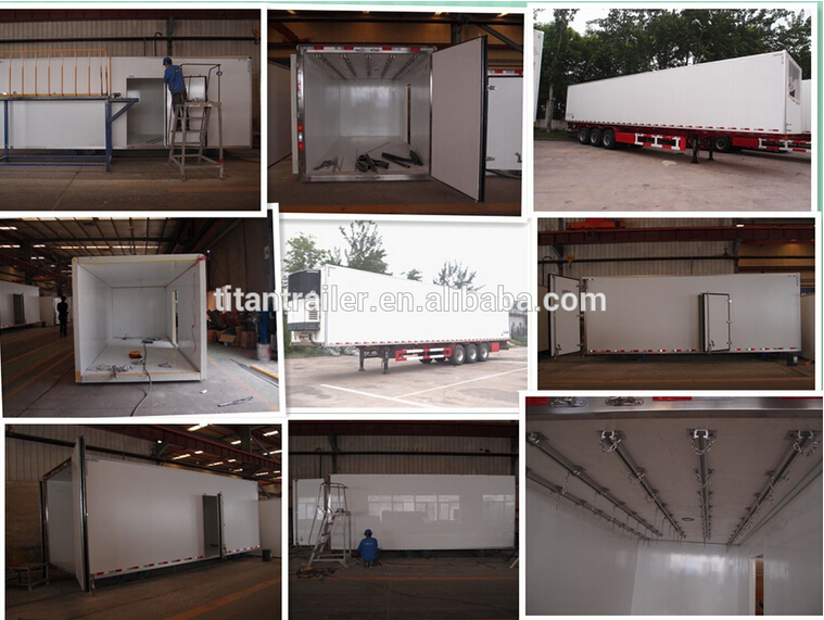40ft refrigeration trailers, 35-50tons cooling van trailer/Refrigerated trailer