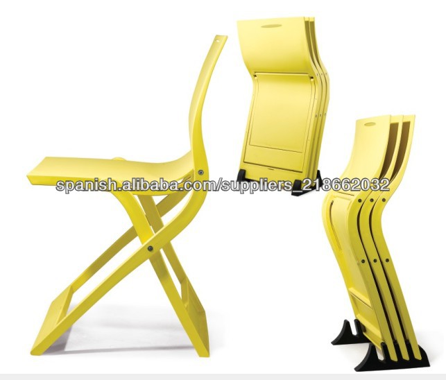 silla plegable de plástico silla de onda Al aire libre moderno