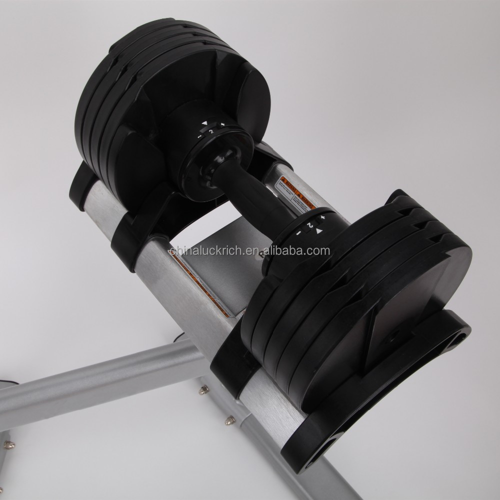 40kgs 100lbs dumbbell set hand weights adjustable easyselect bar