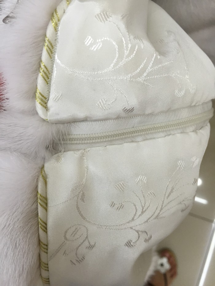 新しいレディースリアル取り外し可能なミンクの毛皮パーカー花嫁ロングコート暖かいトレンチ冬のジャケット生き抜く仕入れ・メーカー・工場