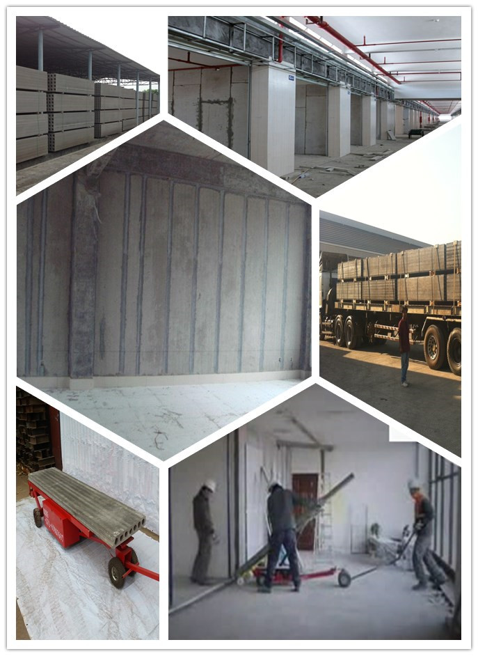 プレハブコンクリート壁パネルパーティション内部中空壁を構築するためのマシン問屋・仕入れ・卸・卸売り