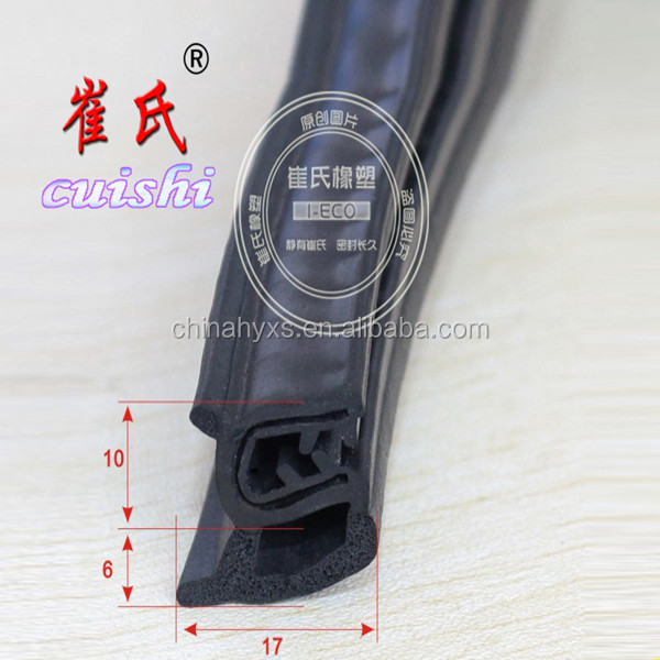 Rubber Car Door Stoppers With Metal Inserts