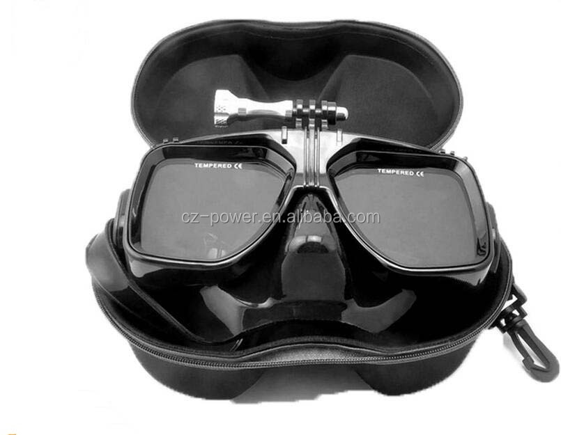 新しい到着の gopro スキューバダイビング マスク と スノーケル強化レンズ バージョン シリコンダイビングマスク用大人の超クリア スキューバダイビング マスク仕入れ・メーカー・工場