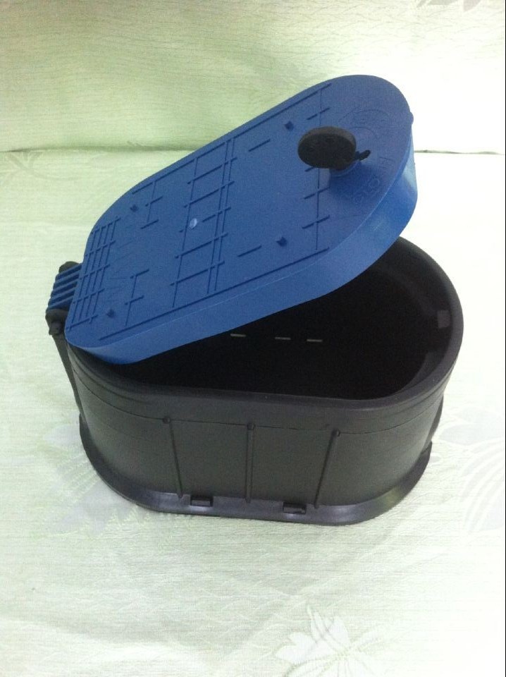 Plastic Water Meter Box With Shutoff Valve And Key And Accessories